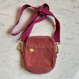 Rowing Blazers for Target Crossbody Messenger Bag - Pink Corduroy